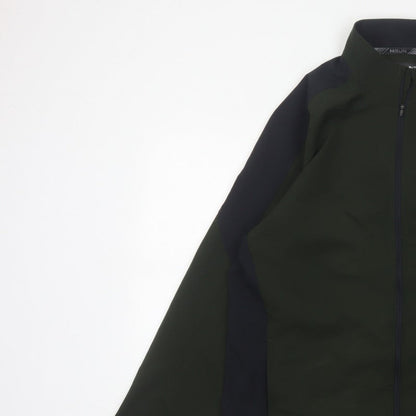 Under Armour Men's Green XL Fitted Softshell Running Jacket Full Zip