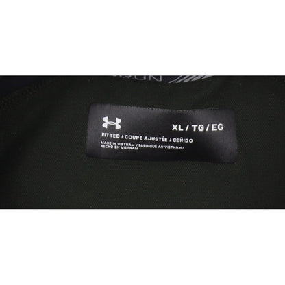 Under Armour Men's Green XL Fitted Softshell Running Jacket Full Zip
