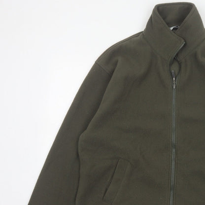 Additional view of Outdoorscene Men’s Green M Fleece Full Zip Outdoor Jacket 38-40in