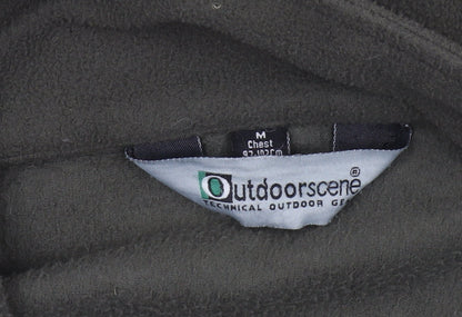 Additional view of Outdoorscene Men’s Green M Fleece Full Zip Outdoor Jacket 38-40in