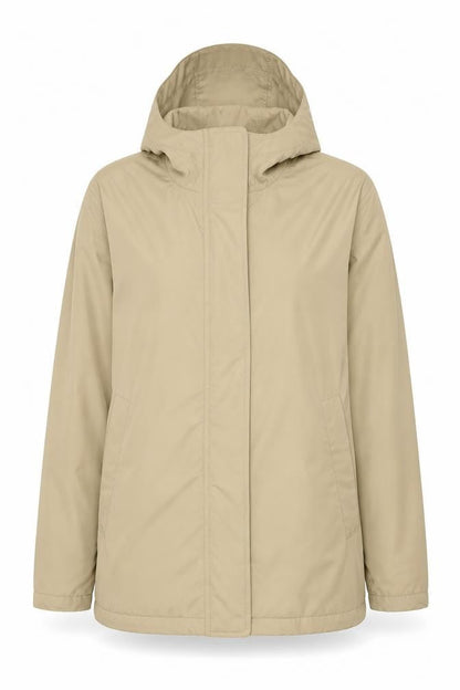 Regatta Women Beige UK 14 Long Hooded Padded Parka Jacket