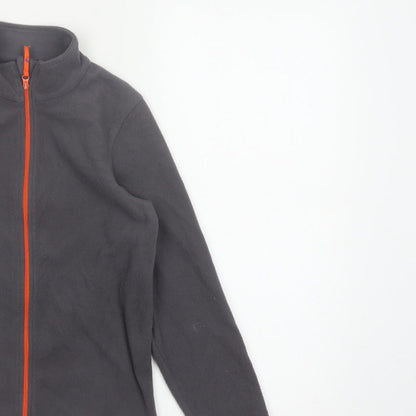 Mountain Warehouse Boys Grey Fleece Jacket 9-10 Years Full Zip