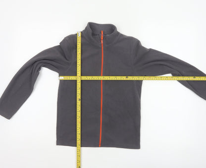 Mountain Warehouse Boys Grey Fleece Jacket 9-10 Years Full Zip