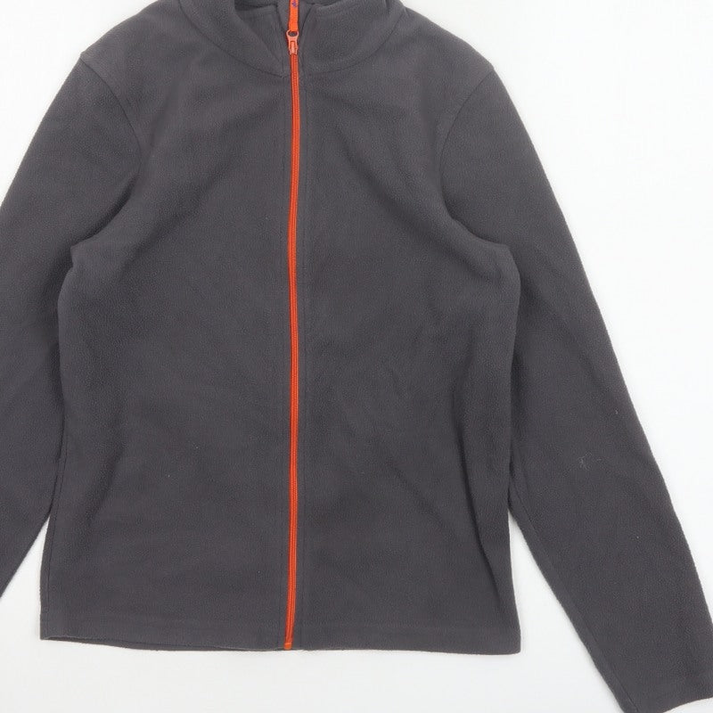 Mountain Warehouse Boys Grey Fleece Jacket 9-10 Years Full Zip