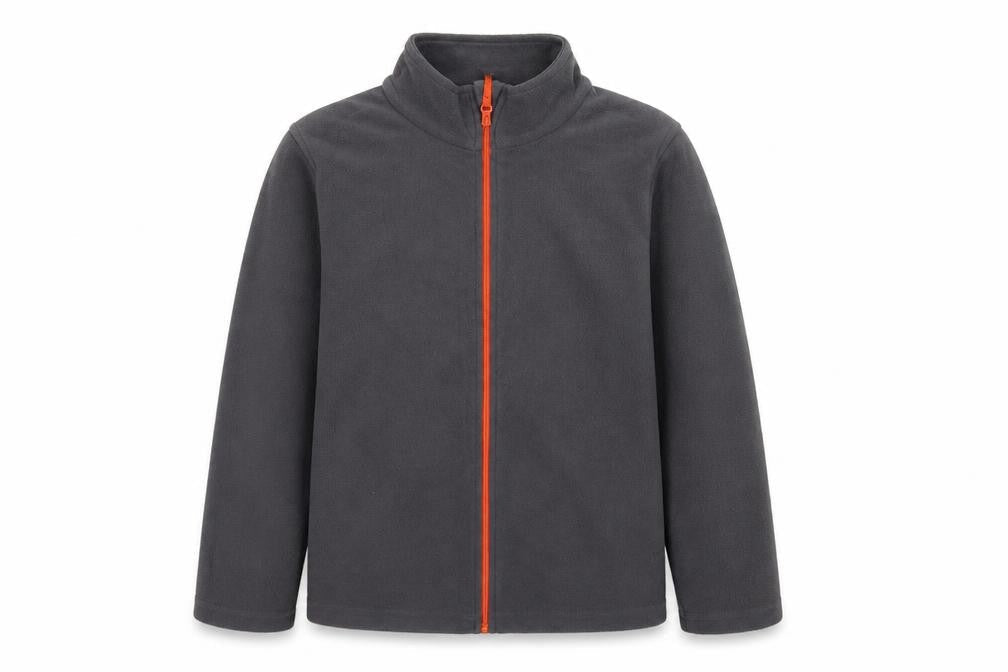 Mountain Warehouse Boys Grey Fleece Jacket 9-10 Years Full Zip