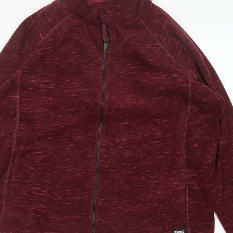 Regatta Women Red UK 22 Fleece Full Zip Basic Jacket Outdoor