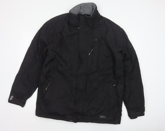 Parallel Men’s Black L Waterproof Padded Technical Ski Jacket