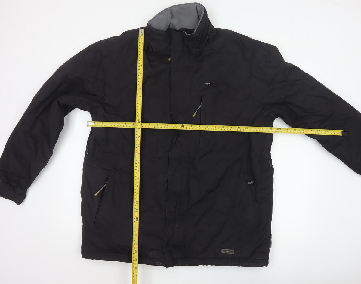 Parallel Men’s Black L Waterproof Padded Technical Ski Jacket