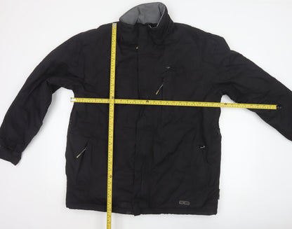 Parallel Men’s Black L Waterproof Padded Technical Ski Jacket