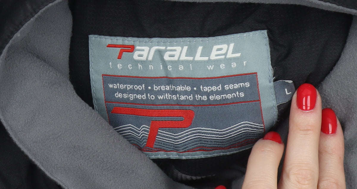 Parallel Men’s Black L Waterproof Padded Technical Ski Jacket