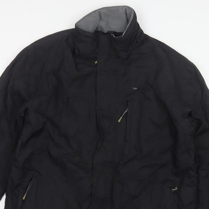 Parallel Men’s Black L Waterproof Padded Technical Ski Jacket