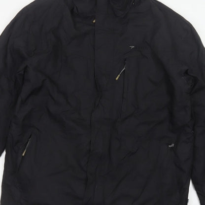 Parallel Men’s Black L Waterproof Padded Technical Ski Jacket