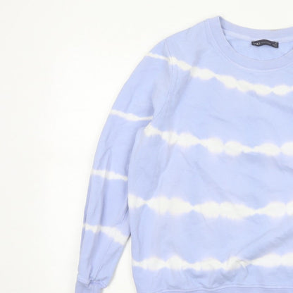 Marks and Spencer Women’s Blue Tie Dye Cotton Sweatshirt Size 14
