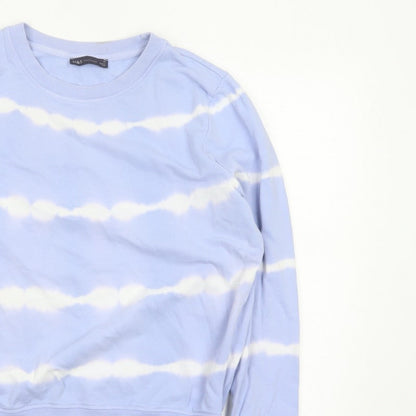 Marks and Spencer Women’s Blue Tie Dye Cotton Sweatshirt Size 14