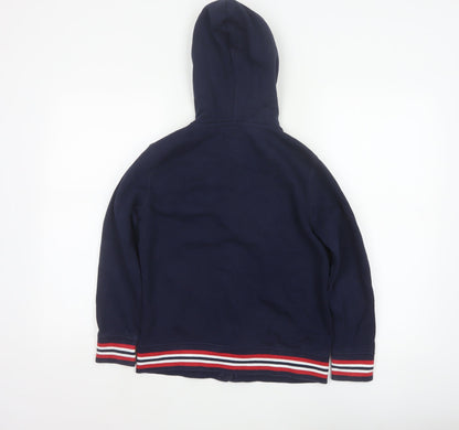 Gap Boys Blue Logo Full Zip Hooded Fleece Hoodie 10 Years