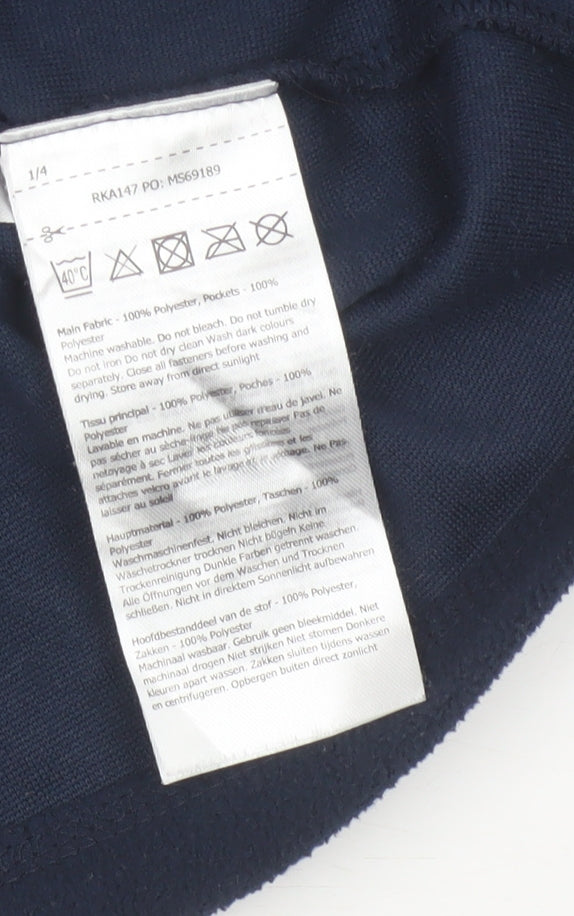 Additional view of Regatta boys’ blue 7-8 years fleece full zip jacket outdoor