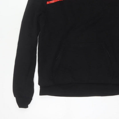 Alessandro Zavetti Men’s Black M Pullover Logo Graphic Hoodie