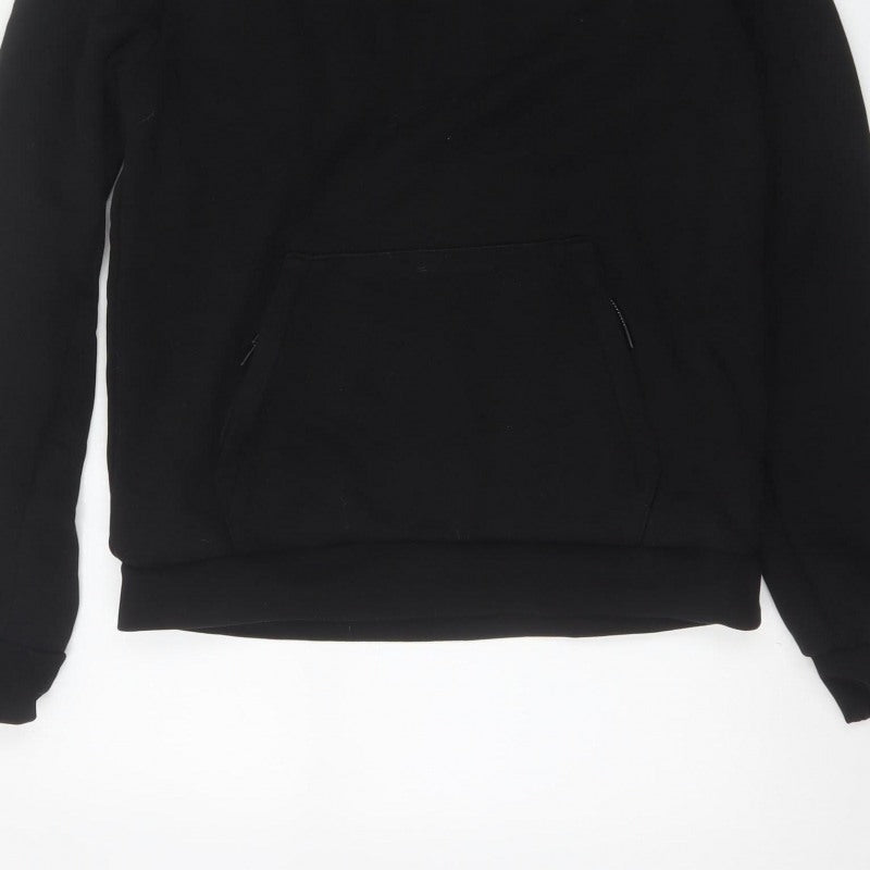 Alessandro Zavetti Men’s Black M Pullover Logo Graphic Hoodie