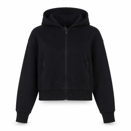 Old Navy Active Women Black M (8) Full Zip Dynamic Fleece Hoodie
