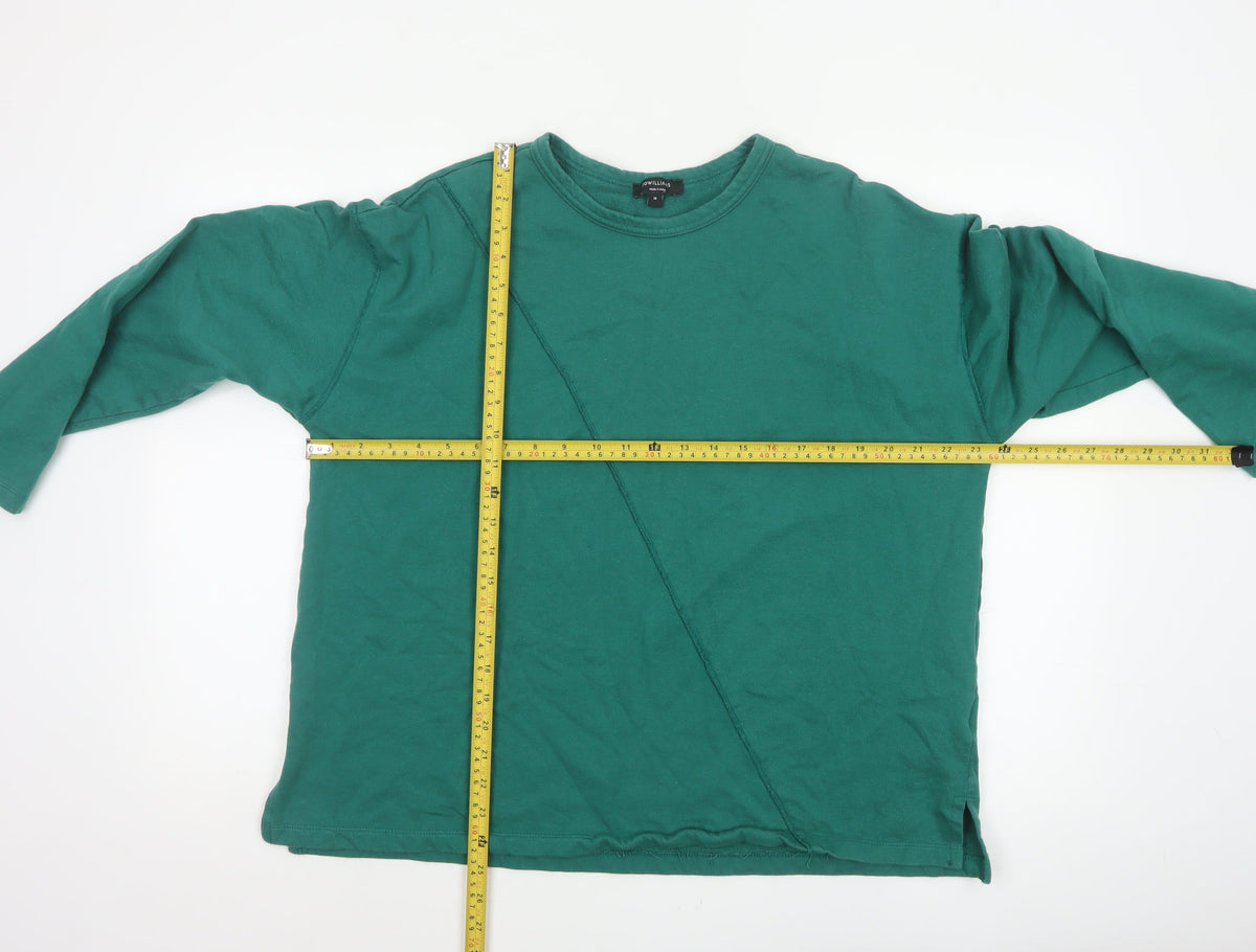 JD Williams Women Green UK 18 Relaxed Pullover Sweatshirt Crew Neck