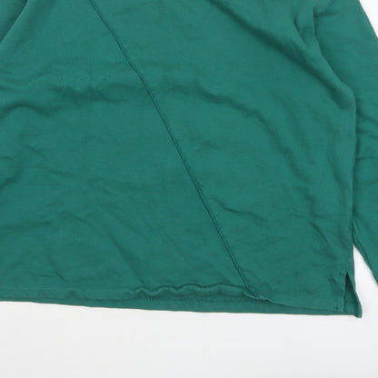 JD Williams Women Green UK 18 Relaxed Pullover Sweatshirt Crew Neck