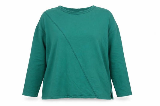 JD Williams Women Green UK 18 Relaxed Pullover Sweatshirt Crew Neck