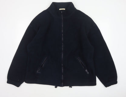 Marks and Spencer Mens Blue L Fleece Full Zip Jacket Pockets