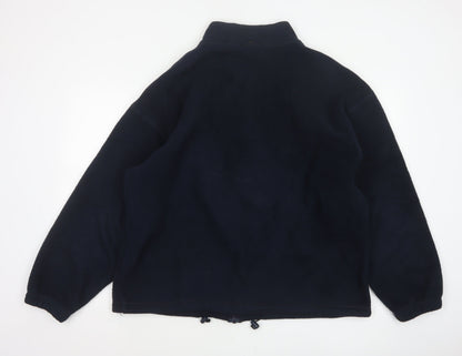 Marks and Spencer Mens Blue L Fleece Full Zip Jacket Pockets