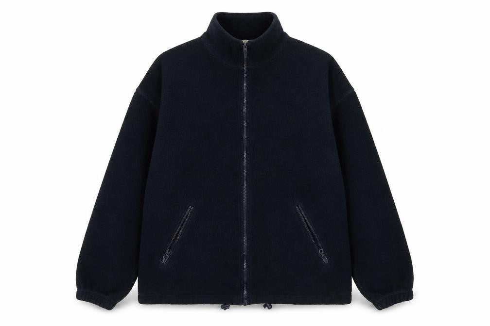 Marks and Spencer Mens Blue L Fleece Full Zip Jacket Pockets