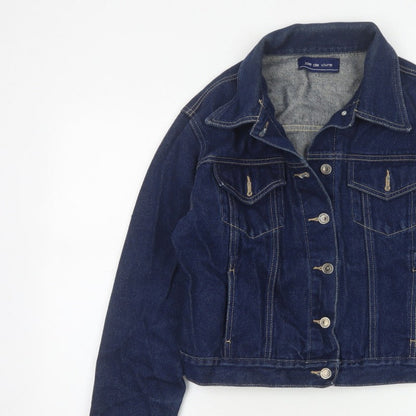 Joie de Vivre Women’s Blue Denim Jacket Size 16 Button Front