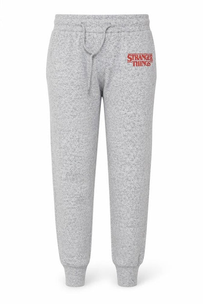 Stranger Things Women’s Grey Jogger Sweatpants UK 10-12 TV Logo