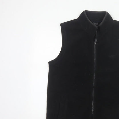 Cotton Traders Men’s Black M Basic Fleece Zip Bodywarmer Waistcoat