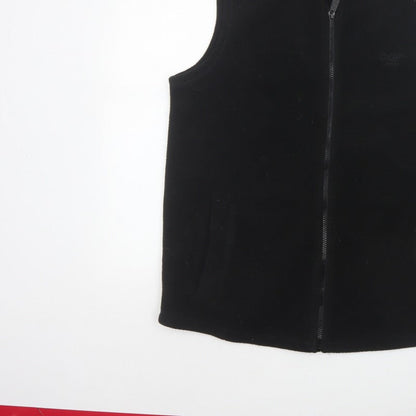 Cotton Traders Men’s Black M Basic Fleece Zip Bodywarmer Waistcoat