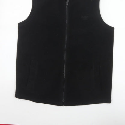 Cotton Traders Men’s Black M Basic Fleece Zip Bodywarmer Waistcoat