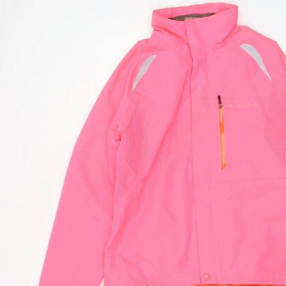 Endura Women Pink M Gridlock II Waterproof Reflective Cycling Jacket