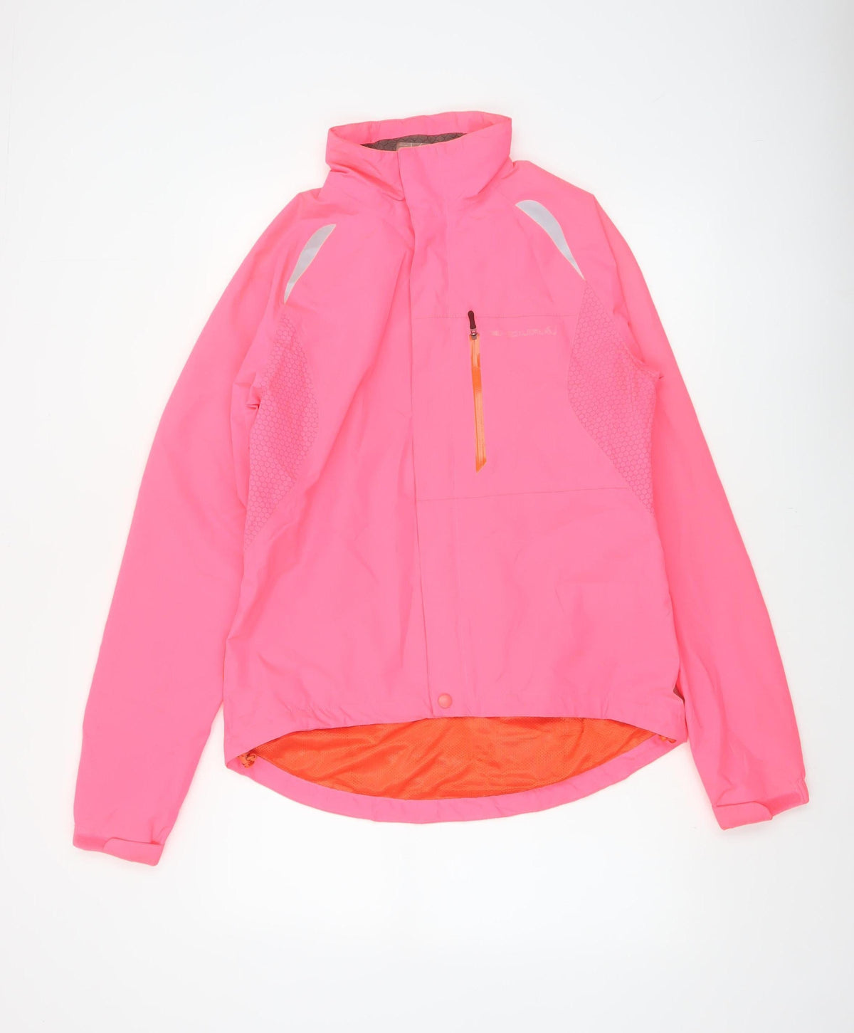 Endura Women Pink M Gridlock II Waterproof Reflective Cycling Jacket