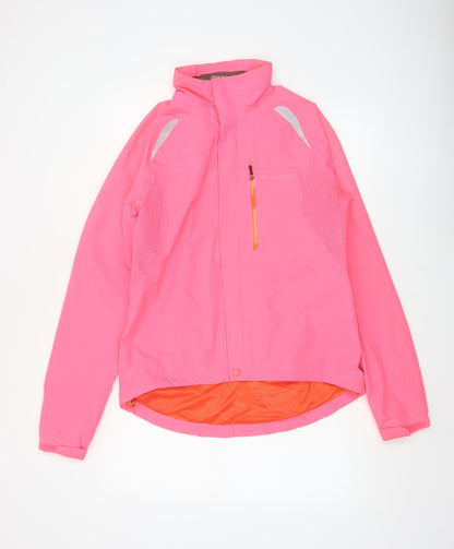 Endura Women Pink M Gridlock II Waterproof Reflective Cycling Jacket