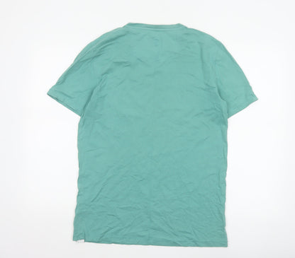 FatFace Men’s Green M Marine Conservation Society Graphic Cotton T-Shirt