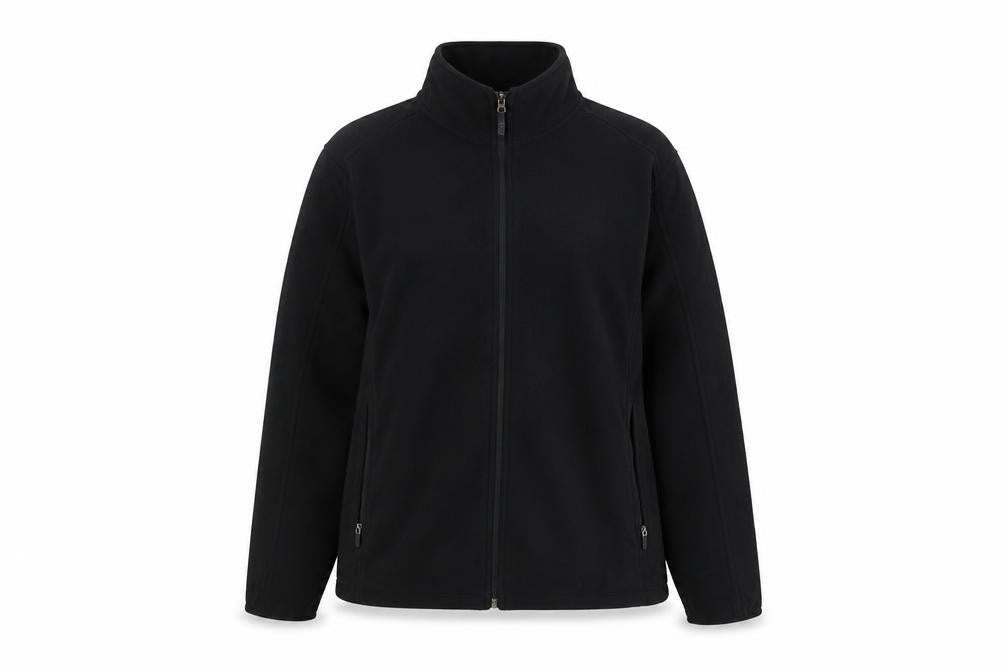 Marks and Spencer Women Black UK 24 Basic Fleece Full Zip Jacket