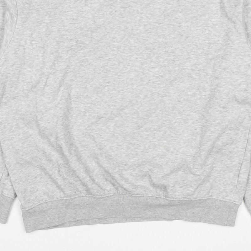 H&M Men Grey Size M Pullover Crew Neck Fleece Sweatshirt