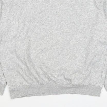 H&M Men Grey Size M Pullover Crew Neck Fleece Sweatshirt