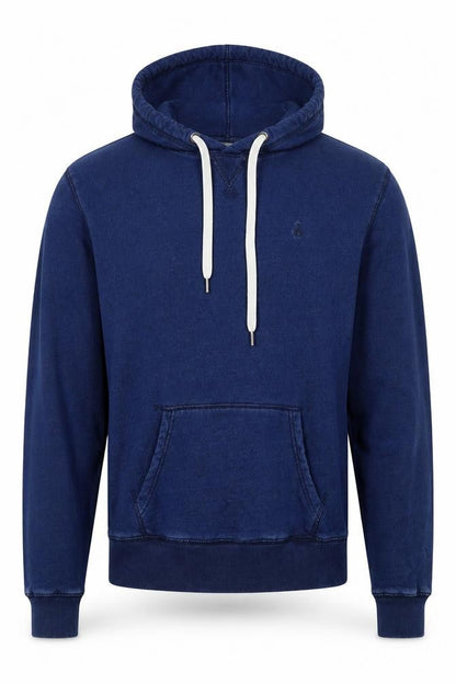 Jack Wills Men's Blue Small Classic Fit Pullover Hoodie Logo