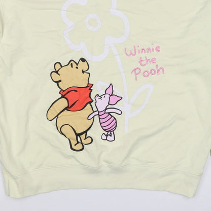 Primark Disney Winnie the Pooh Women Yellow S Pullover Sweatshirt