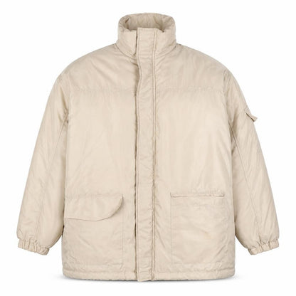 PrettyLittleThing Women's Beige S Puffer Jacket Removable Sleeves