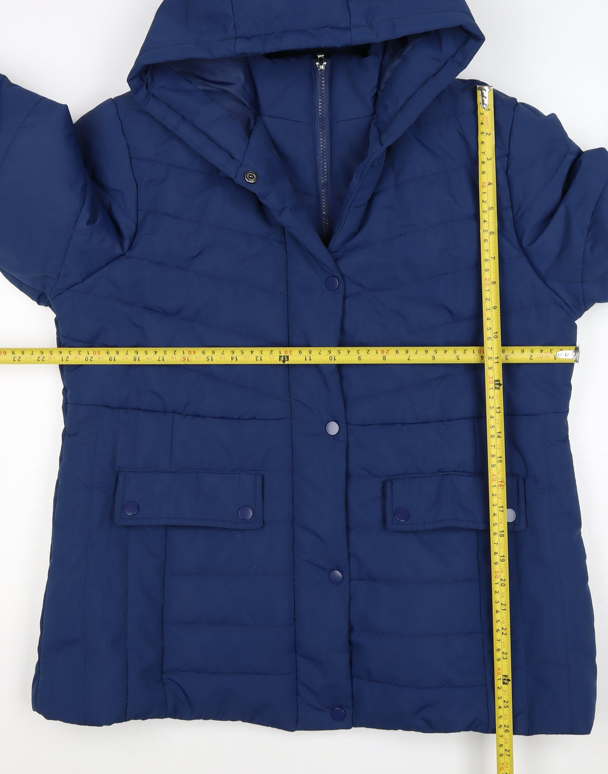 Cotton Traders Women’s Blue Size 16 Hooded Puffer Jacket
