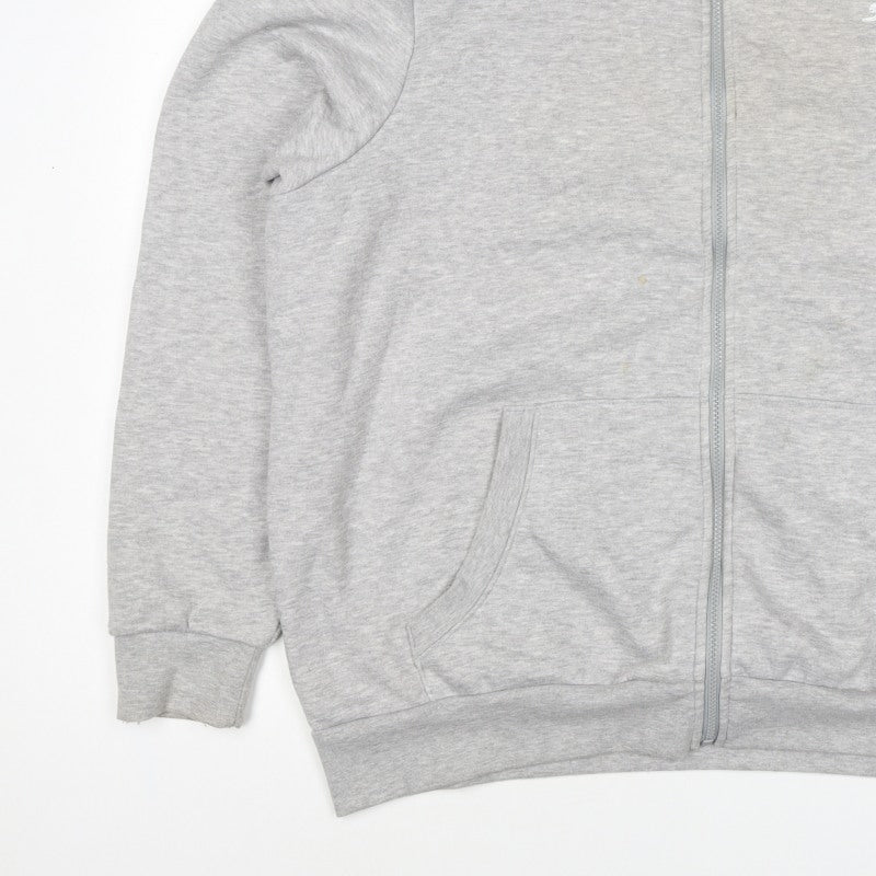 Additional view of Slazenger Men's Grey 2XL Full Zip High Neck Logo Sweatshirt