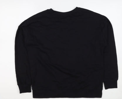 Disney TU Women’s Black UK 12 Pullover Sweatshirt Sequin Villains