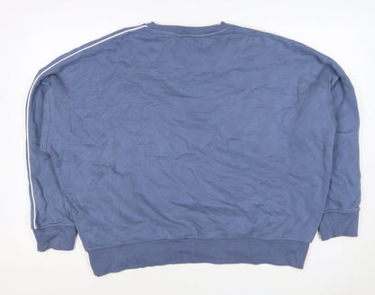 Active UK Women’s Blue Studio Graphic Crew Neck Sweatshirt L