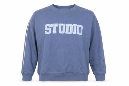 Active UK Women’s Blue Studio Graphic Crew Neck Sweatshirt L