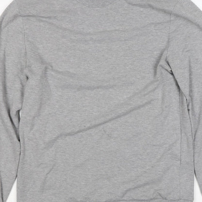 ASOS Men Grey XL Crew Neck Pullover Cotton Blend Sweatshirt